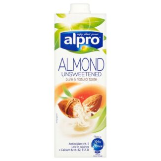 Alpro Almond Unsweetened (8 X 1000 ML)