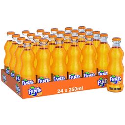 Fanta Glass | 250 ML x 24 - Bottles Per Case