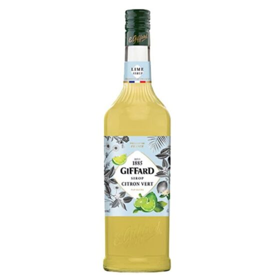 Giffard Lime Syrup ,France (6X 1 LTR) Global Beverages