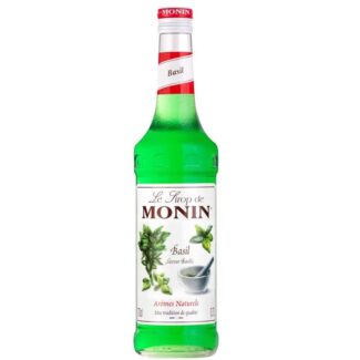 Monin Basil Syrup, 70 CL, Malaysia (6 Bottles Per Box)