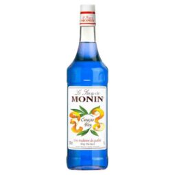 Monin Blue Lagoon Syrup, 100 CL, Malaysia (6 Bottles Per Box)