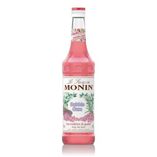 Monin Bubble Gum Syrup, 70 CL, Malaysia (6 Bottles Per Box)