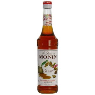 Monin Caramel Syrup, 100 CL, Malaysia (6 Bottles Per Box)