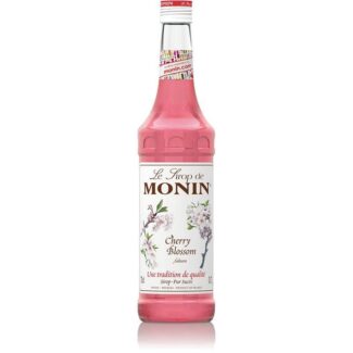 Monin Cherry Blossom Syrup, 100 CL, Malaysia (6 Bottles Per Box)