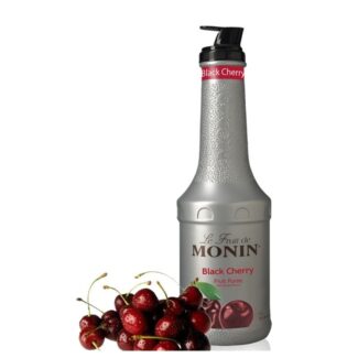 Monin Cherry Fruit Puree, 100 CL, Malaysia (4 Bottles Per Box)