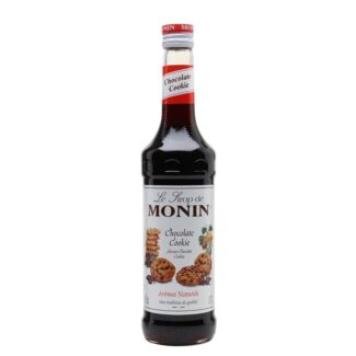Monin Chocolate Cookie Syrup, 70 CL, Malaysia (6 Bottles Per Box)