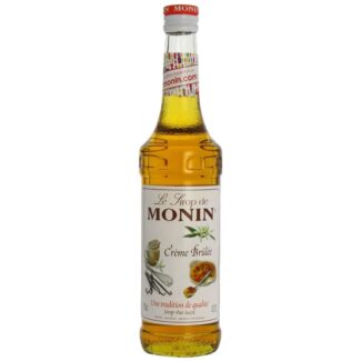 Monin Creme Brulee Syrup, 70 CL, Malaysia (6 Bottles Per Box)
