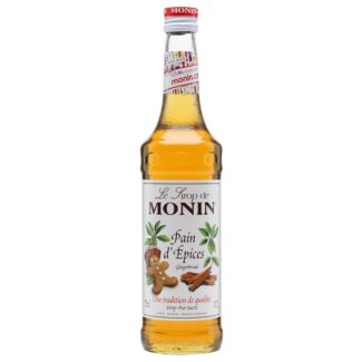 Monin Ginger Bread Syrup, 70 CL, Malaysia (6 Bottles Per Box)