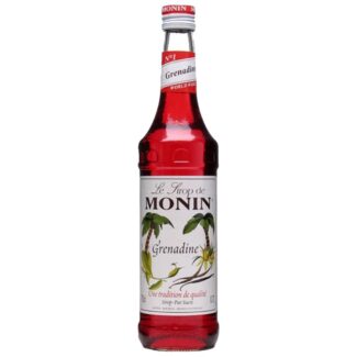 Monin Grenadine Syrup, 70 CL, Malaysia (6 Bottles Per Box)