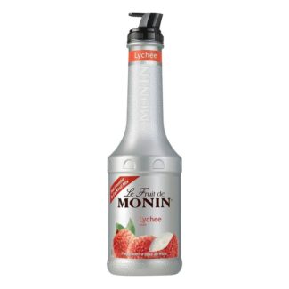 Monin Lychee Fruit Puree, 100 CL, Malaysia (4 Bottles Per Box)