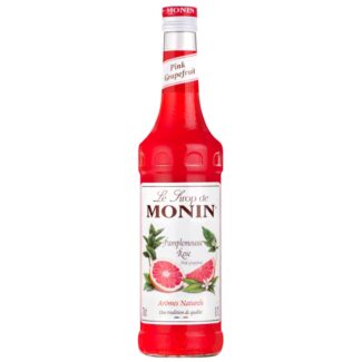 Monin Pink Grapefruit Syrup P.E.T, 100 CL, Malaysia (4 Bottles Per Box)