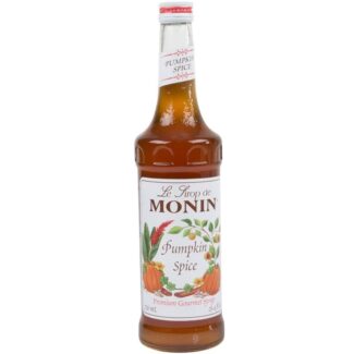 Monin Pumpkin Spice Syrup, 70 CL, Frane (6 Bottles Per Box)