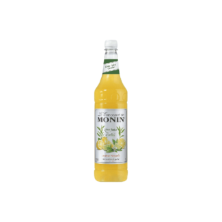 Monin Rantcho Lemon Syrup P.E.T, 100 CL, Malaysia (4 Bottles Per Box)