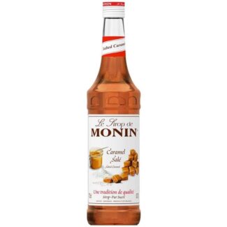Monin Salted Caramel Syrup, 70 CL, Malaysia (6 Bottles Per Box)