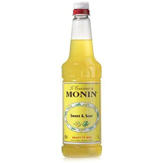 Monin Sweet And Sour Mix P.E.T, 100 CL, Malaysia (4 Bottles Per Box)
