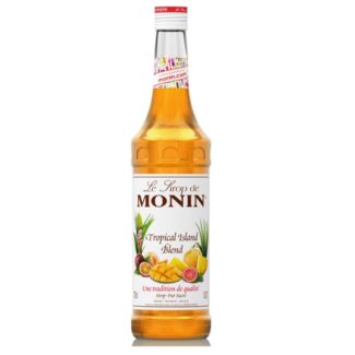 Monin Tropical Island Blend Syrup, 70 CL, Malaysia (6 Bottles Per Box)
