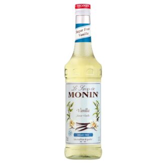 Monin Vanilla Sugar Free Syrup, 70 CL, France (6 Bottles Per Box)