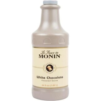Monin White Chocolate Syrup, 70 CL, Malaysia (6 Bottles Per Box)