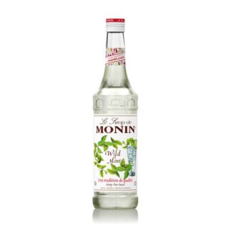 Monin Wild Mint Syrup, 70 CL, Malaysia (6 Bottles Per Box)