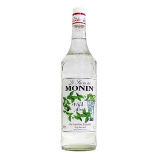 Monin Wild Mint Syrup P.E.T, 100 CL, Malaysia (4 Bottles Per Box)