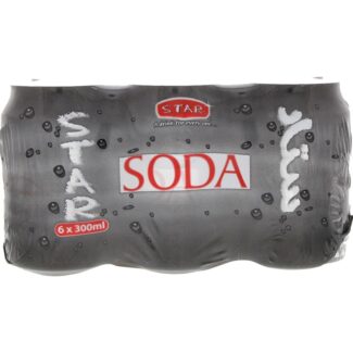 Star Soda | 300 ML - 24 Cans Per Case