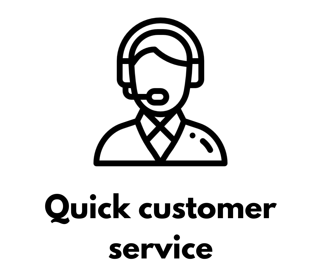 quick customer service icon for global beverages