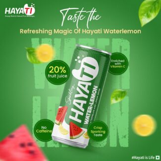 Hayati watermelon sparkling juice🍉🍋 20% Real Fruit Juice