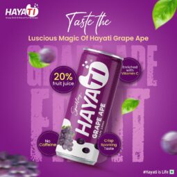 Hayati Grape Ape Sparkling Drink 250ml