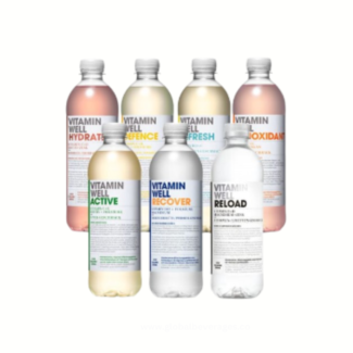 Vitamin Well 12x500ml Smarter and healthier alternative to sodas and sugary juices. Vitamin Well gives a significant supplement of different vitamins and minerals