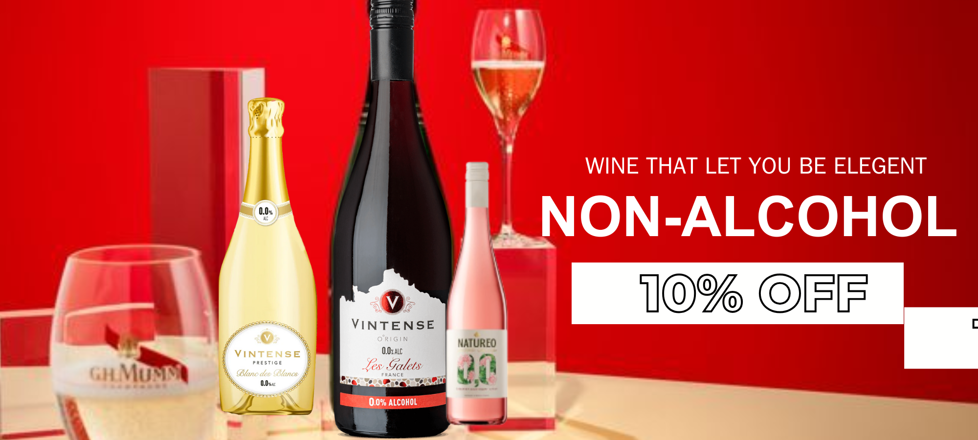 Premium non-alcoholic red, white & sparkling wines for parties, offices & events. Available at Global Beverages, Dubai. Best festive prices across UAE.