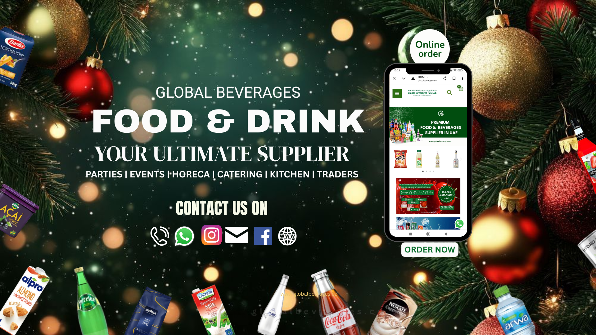 CHRISTMAS SALE FOR FOOD & BEVERAGES SUPPLIER IN UAE,DUBAI