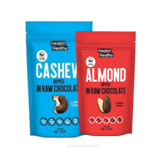 Freakin Healthy Roasted Cashew Dipped in Raw Chocolate 24X100G