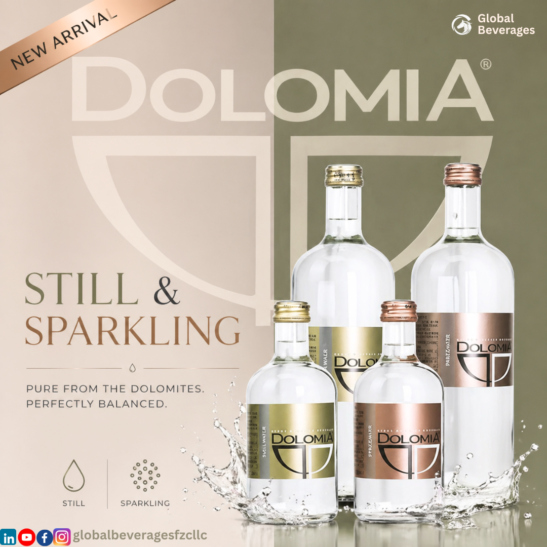 dolomia Still & Sparkling premium water in UAE | DUBAI