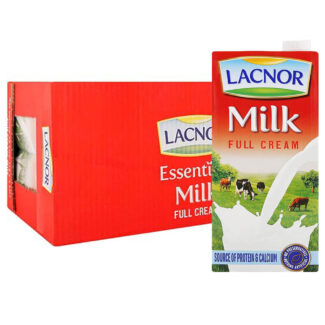 Lacnor Long Life Full Cream Milk 1L x12