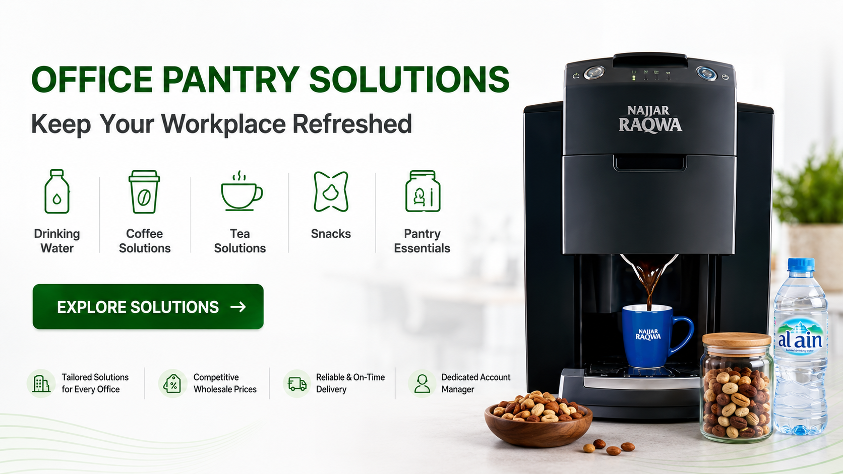 Office Pantry Solutions in UAE,DUBAI at best price