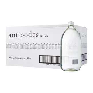 Antipodes Still Water 1 L x 12 glass Antipodes water has been consistently rated as one of the finest waters in the world and the purest in New Zealand.